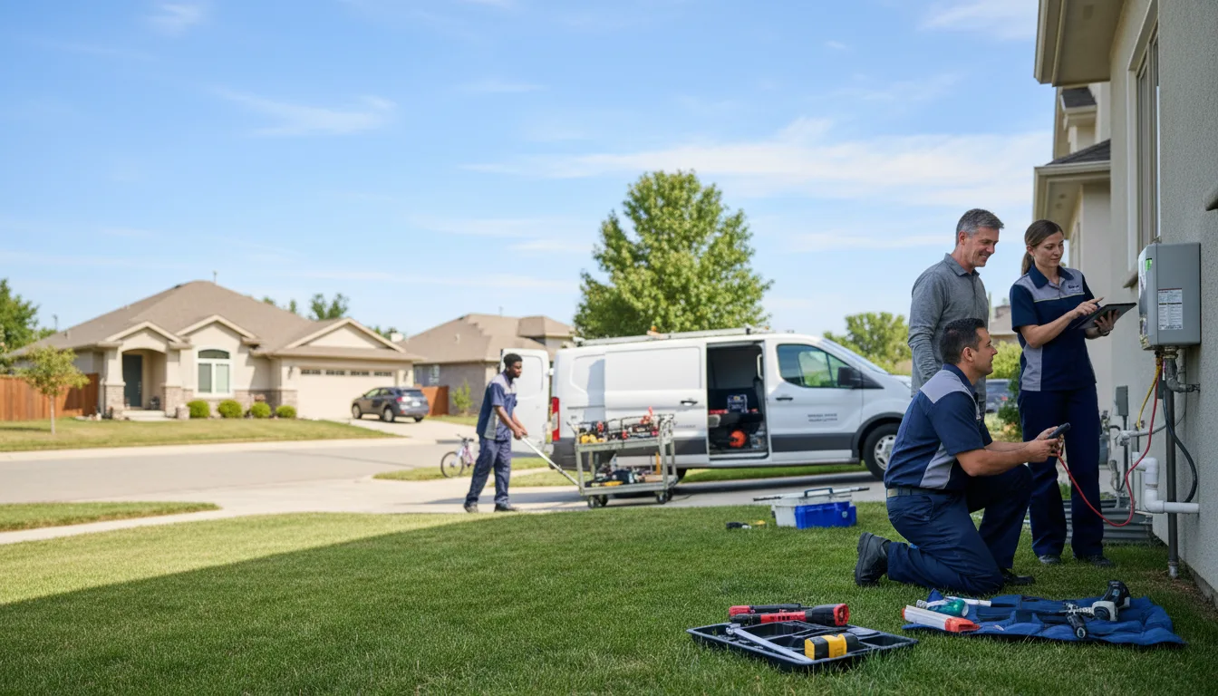 Tankless water heater service in Devine, TX